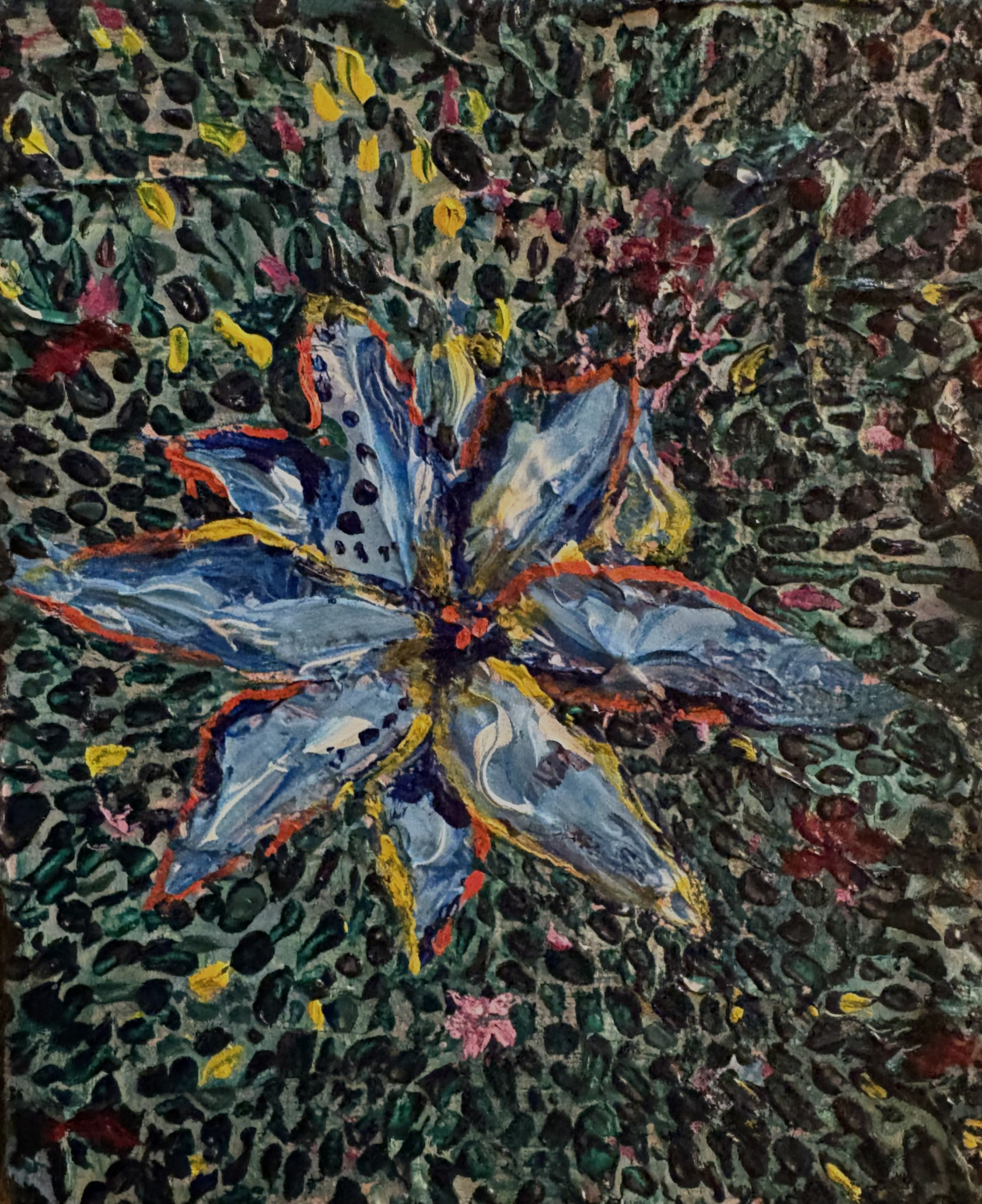 wildflowers, acrylic on cavas, 2025